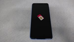 Galaxy A7 SIMカード取り出し後